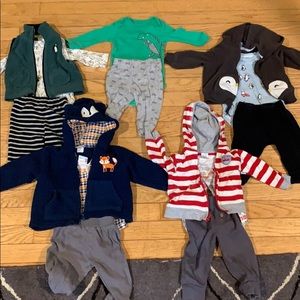 6 M Carter’s matching set bundle